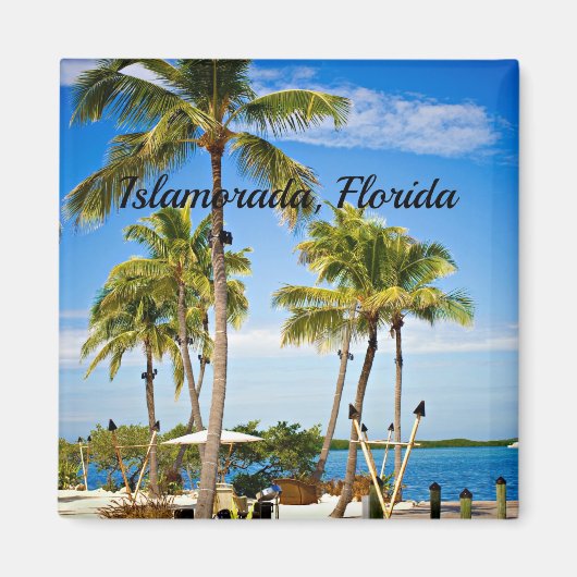 Islamorada, Palmen in Florida Magnet (Vorne)