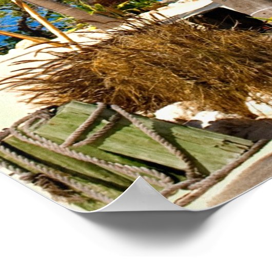 Islamorada, Palmen in Florida Poster (Ecke)