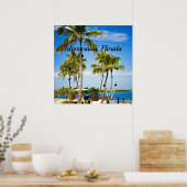 Islamorada, Palmen in Florida Poster (Küche)