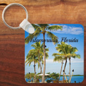 Islamorada, Palmen in Florida Schlüsselanhänger (Vorderseite)