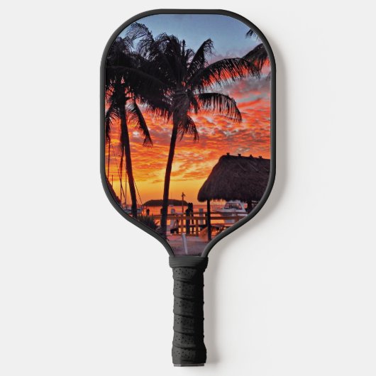 Islamorada, Sonnenuntergang in Florida Pickleball Schläger (Vorderseite)
