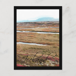 Island, Þingvellir-Nationalpark Postkarte