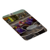 Island, Akureyri. Überblick über das Hauptgeschäft Magnet (Rechte Seite)