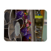 Island, Akureyri. Überblick über das Hauptgeschäft Magnet (Horizontal)