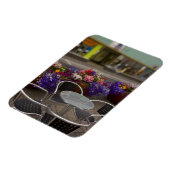 Island, Akureyri. Überblick über das Hauptgeschäft Magnet (Linke Seite)