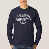 ISLAND ANCHORED - Navy Blue T - Shirt (Vorderseite)