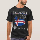 Island Arctic Circle Polar North Island Island T-Shirt (Vorderseite)