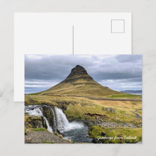Island - Art - Postkarte (Vorne/Hinten)