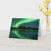 Island-Aurora Karte (Gelbe Blume)
