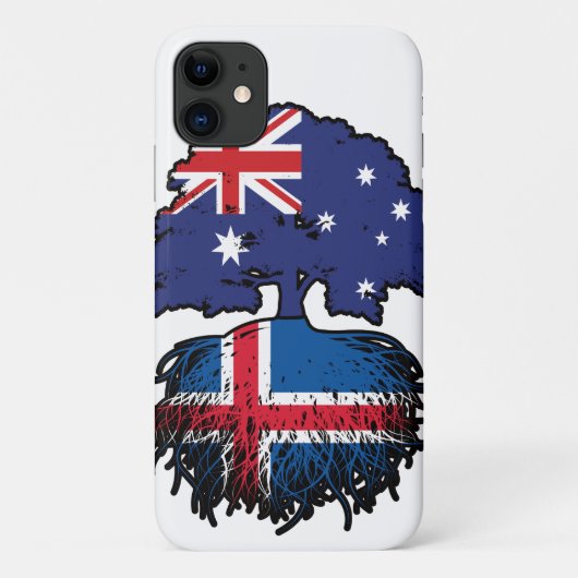 Island, Australien, Australien, Tree Roots Case-Mate iPhone Hülle (Rückseite)