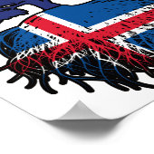 Island, Australien, Australien, Tree Roots Poster (Ecke)