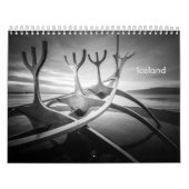 Island B&W Kalender (Titelbild)