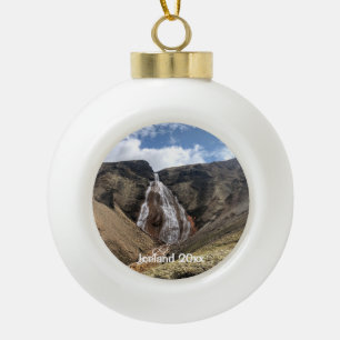 Island - Ball-Ornament der Keramik Kugel-Ornament