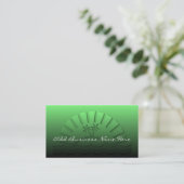 Island Beach Business Cards Visitenkarte (Stehend Vorderseite)
