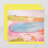 Island Beach Einladung (Vorne/Hinten)