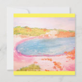 Island Beach Einladung (Vorderseite)