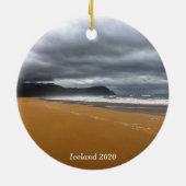 Island Beach - Keramik Keramik Ornament (Hinten)