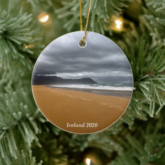 Island Beach - Keramik Ornament (Baum)