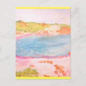 Island Beach Postkarte (Vorderseite)