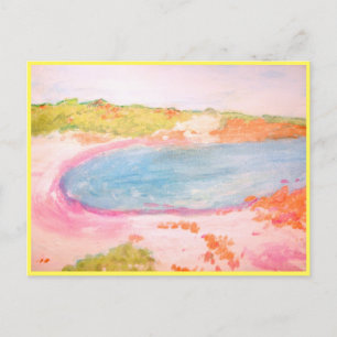 Island Beach Postkarte