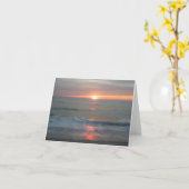 Island Beach Staat Park IBSP Sunrise Note Card Karte (Gelbe Blume)