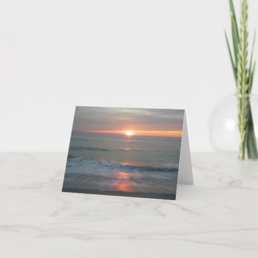 Island Beach Staat Park IBSP Sunrise Note Card Karte (Vorderseite)