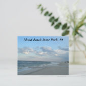 Island Beach Staat Park, NJ Postcard Postkarte (Stehend Vorderseite)