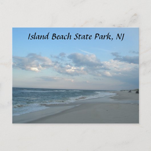 Island Beach Staat Park, NJ Postcard Postkarte (Vorderseite)
