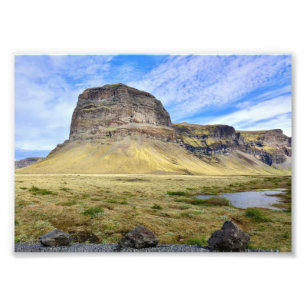 Island-Berg-Lómagnúpur Fotodruck