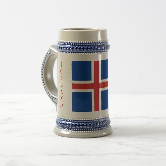 ISLAND BIERGLAS (Vorderseite Links)