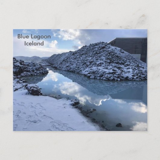 Island - Blaue Lagune, Island (A) Postkarte (Vorderseite)