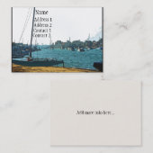 Island Boote Business Card Visitenkarte (Vorne/Hinten)