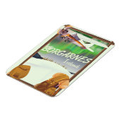 Island-Borgarnes-Flugplakat Magnet (Linke Seite)