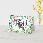 Island Botanischer Muttertag Karte (Gelbe Blume)