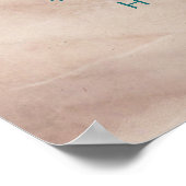 Island Breeze glücklich je nach Empfang Unterschre Poster (Ecke)