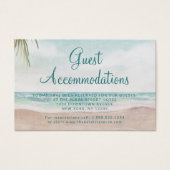 Island Breeze Guest Accommodation Insert Card (Vorderseite)