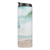 Island Breeze Painted Beach Personalisiert Bride Thermosbecher (Nach rechts gedreht)