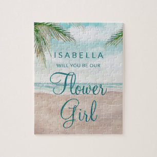 Island Breeze Strand Werde unser Blumenmädchen Vor Puzzle