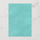 Island Breeze Tropical Beach Hochzeitsinformatione Begleitkarte (Rückseite)