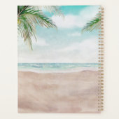 Island Breeze Tropical Beach - Hochzeitspläne Planer (Rückseite)