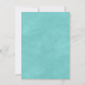 Island Breeze Tropical Beach Wedding Brautparty Einladung (Rückseite)