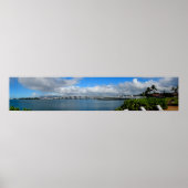 Island Bridge, Pearl Harbour, Hawaii Poster (Vorne)