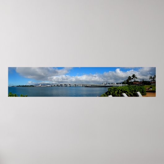 Island Bridge, Pearl Harbour, Hawaii Poster (Vorne)