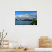 Island Bridge, Pearl Harbour, Hawaii Poster (Küche)