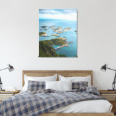 Island Bridges – Coastal Serenity View Leinwanddruck (Insitu (Schlafzimmer))