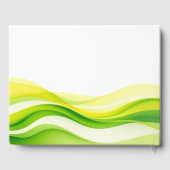 Island Citrus Green and Yellow Gästebuch (Rückseite)