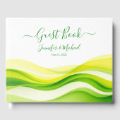 Island Citrus Green and Yellow Gästebuch (Vorderseite)