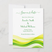 Island Citrus Green Save The Date (Vorderseite)