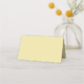Island Citrus Yellow Wedding Place Cards Platzkarte (Rückseite)