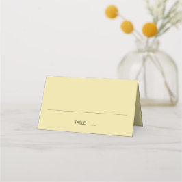 Island Citrus Yellow Wedding Place Cards Platzkarte